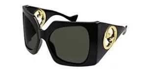 Gucci GG1255S Black Gold/Grey 64/20/125 women Sunglasses